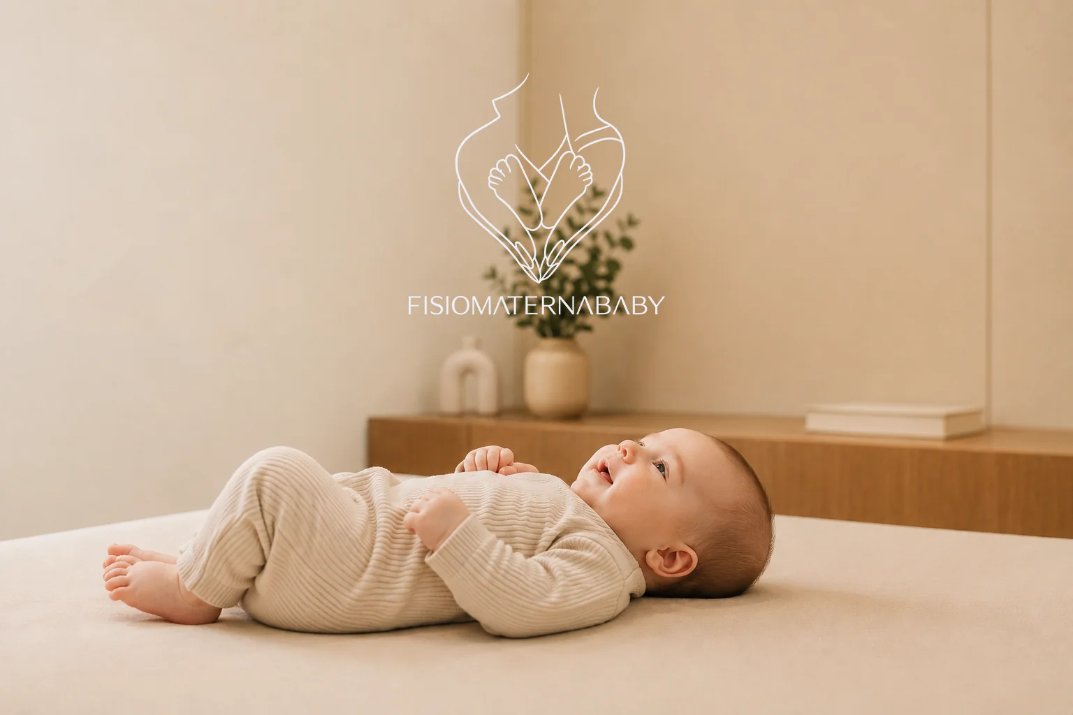 Atendimento de fisioterapia para bebê